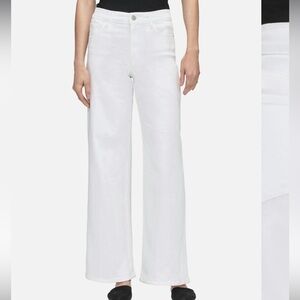 FRAME “le slim palazzo” jean in white